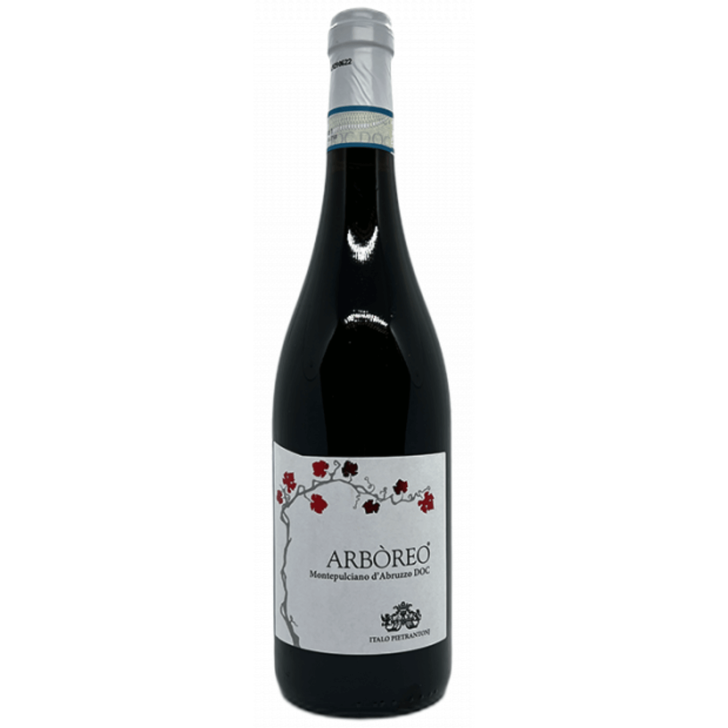 Bottiglia di Montepulciano d'abruzzo Arboreo da 0,75 l, cantina Italo Pietrantonj.