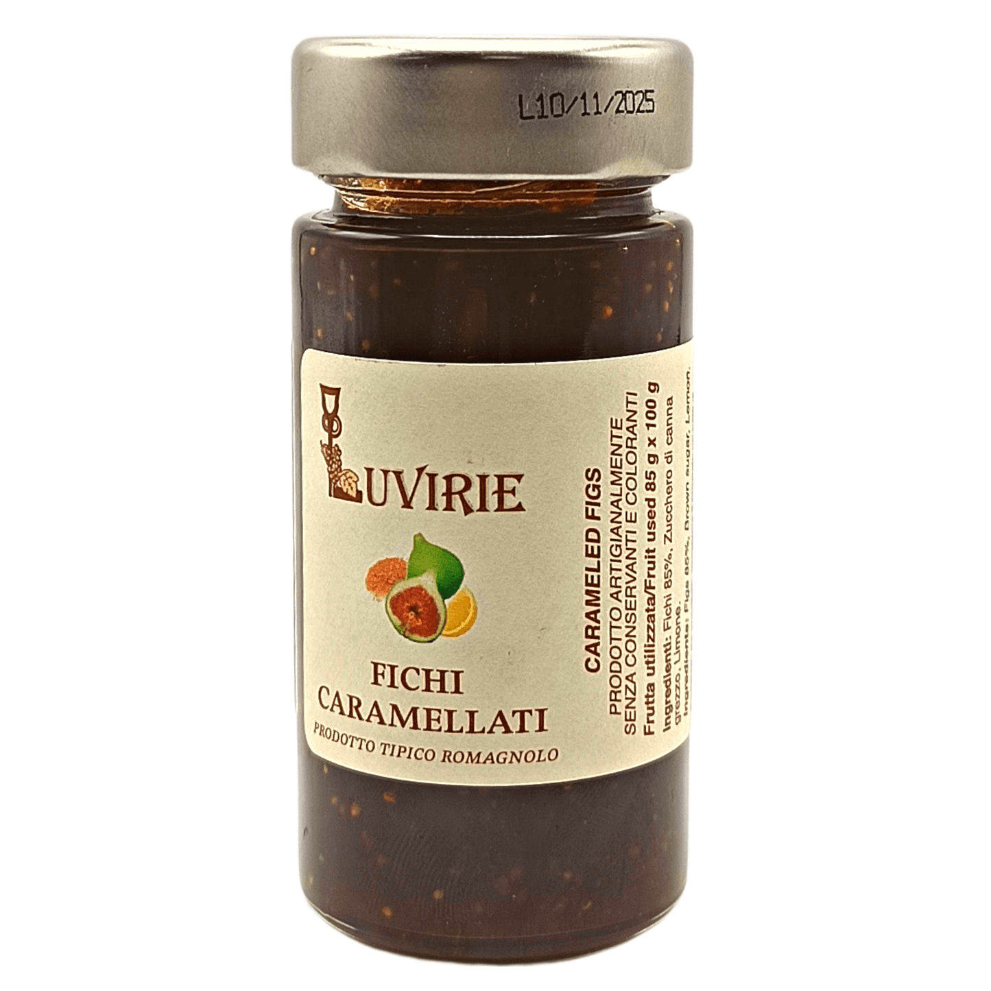 Vasetto di Fichi carammellati da 120 g Luvirie.