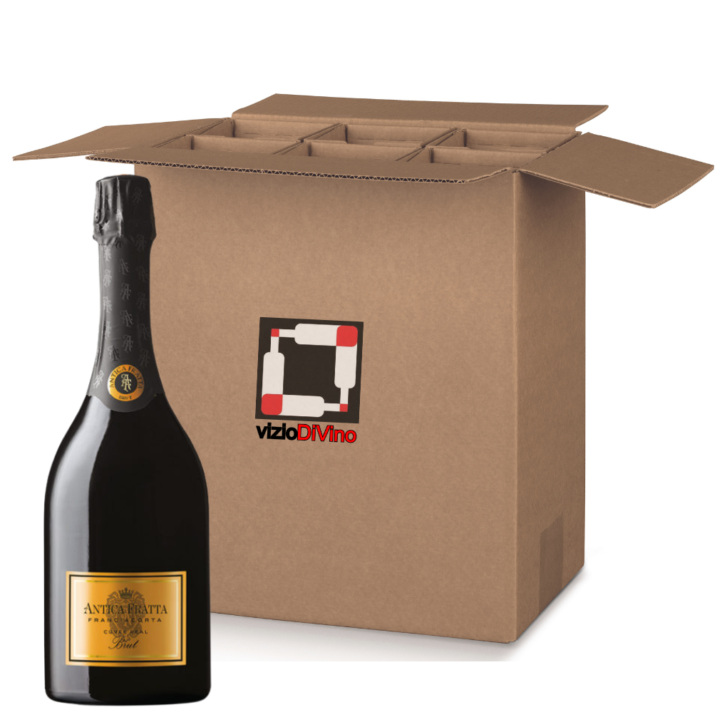 Franciacorta brut cuvée real Antica Fratta cartone 6 bottiglie.