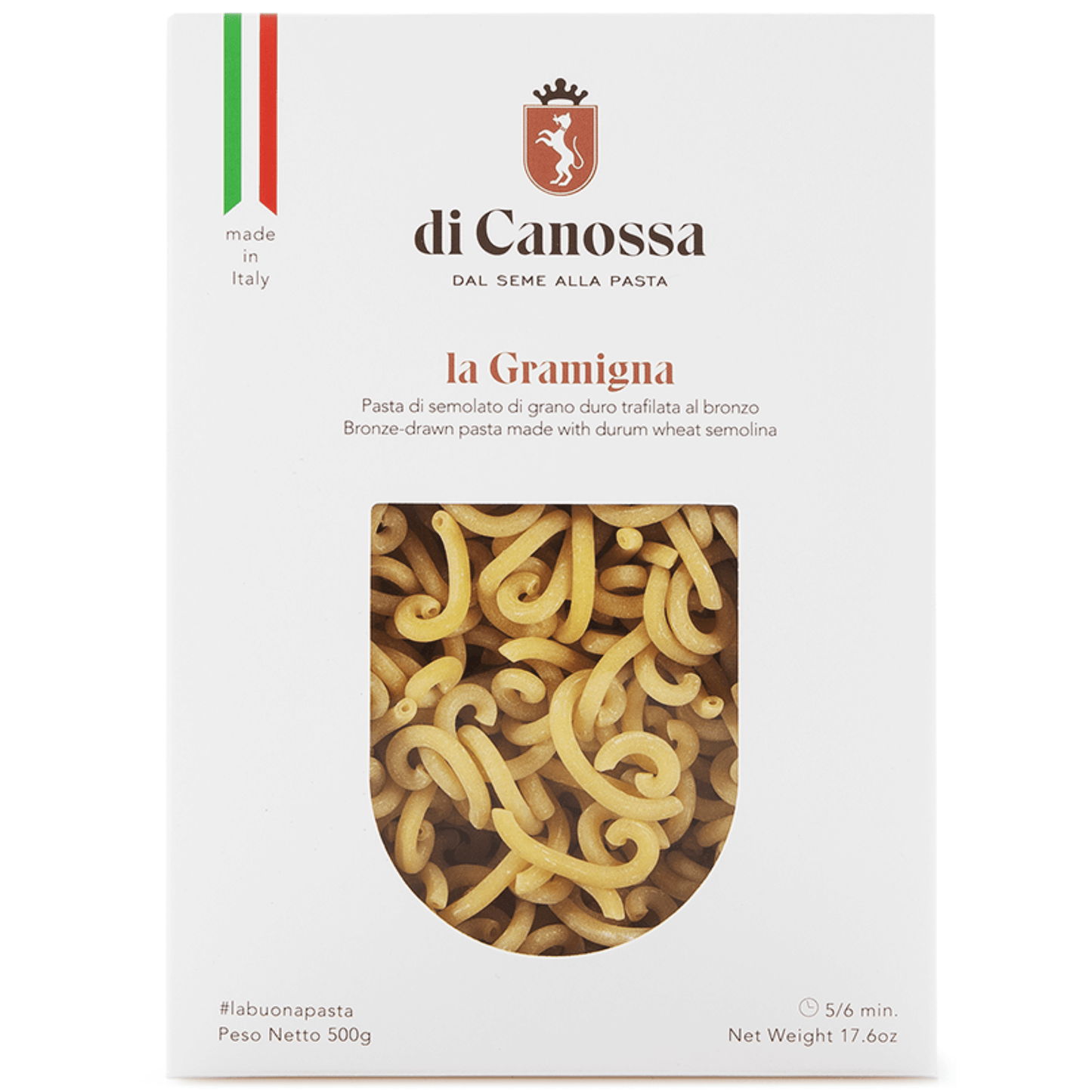 La Gramigna di Canossa, scatola da 500 g.