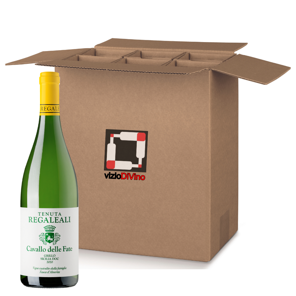 Grillo Cavallo delle Fate Tasca d'Almerita cartone da 6 bottiglie.