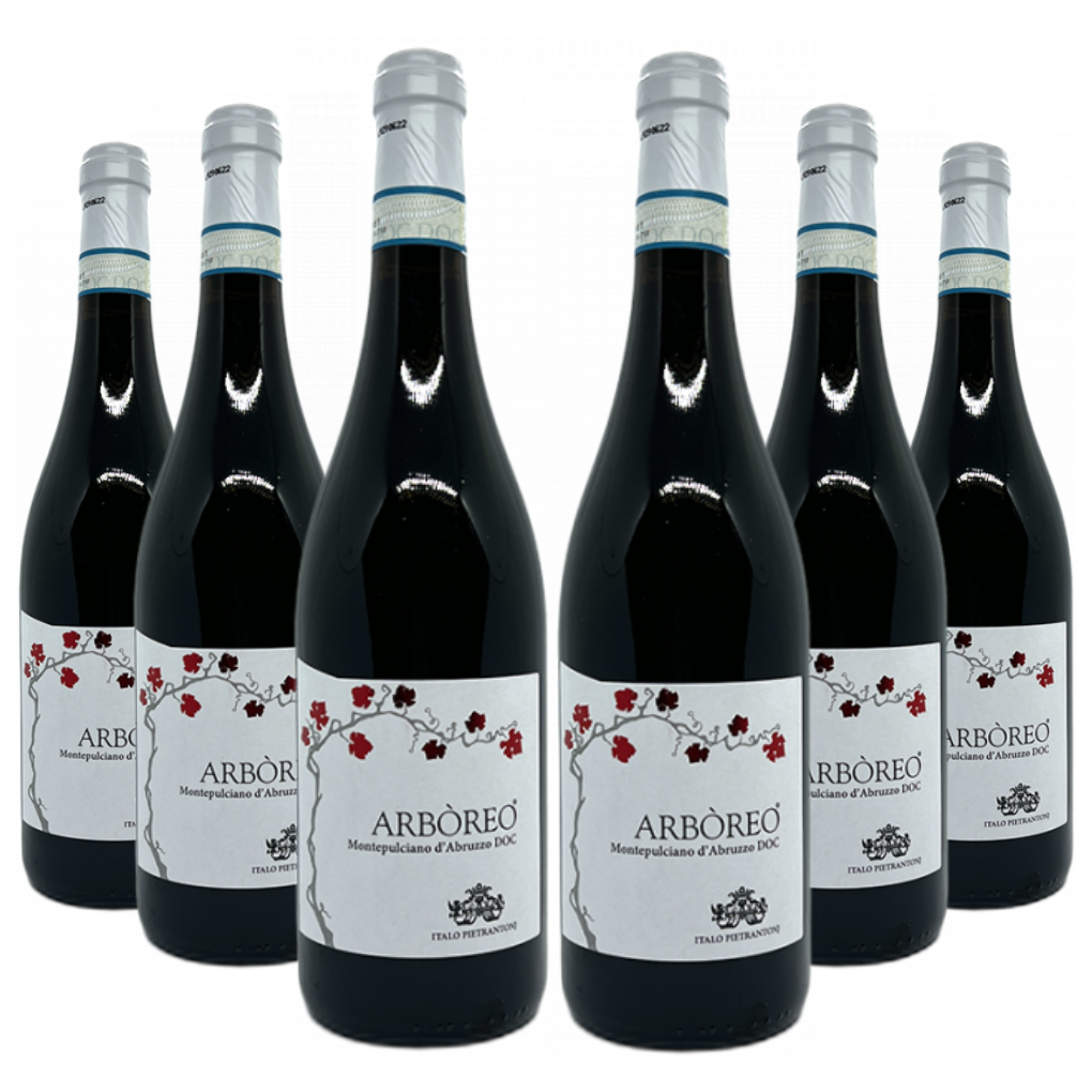 Montepulciano d Abruzzo DOC Arboreo Italo Pietrantonj 6 bottiglie da 0,75 l.