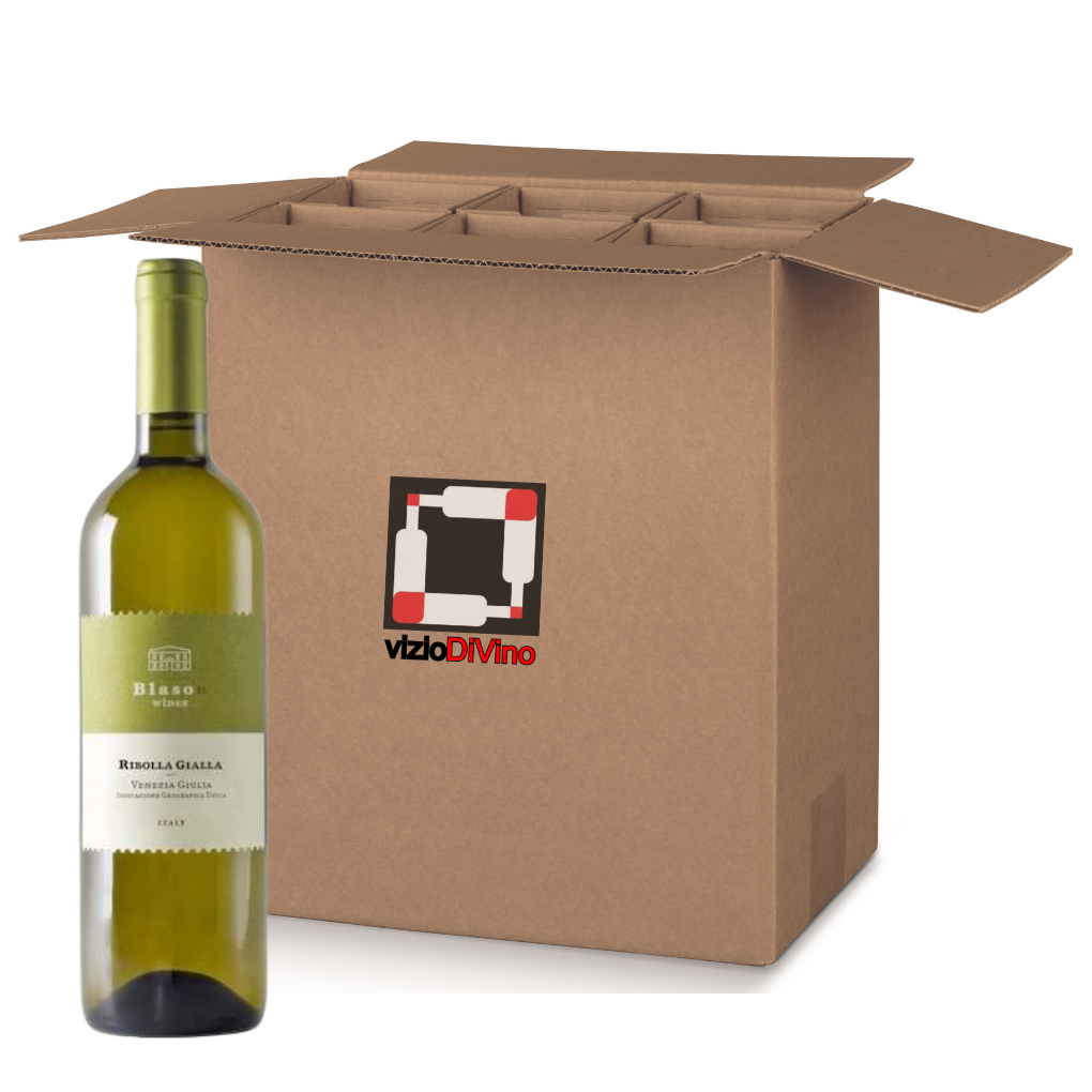 Ribolla gialla Blason cartone da 6 bottiglie.
