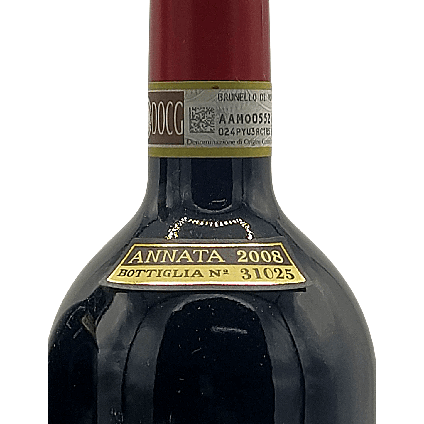 Etichetta numero 31025 annata 2008 Brunello di Montalcino Biondi-Santi.