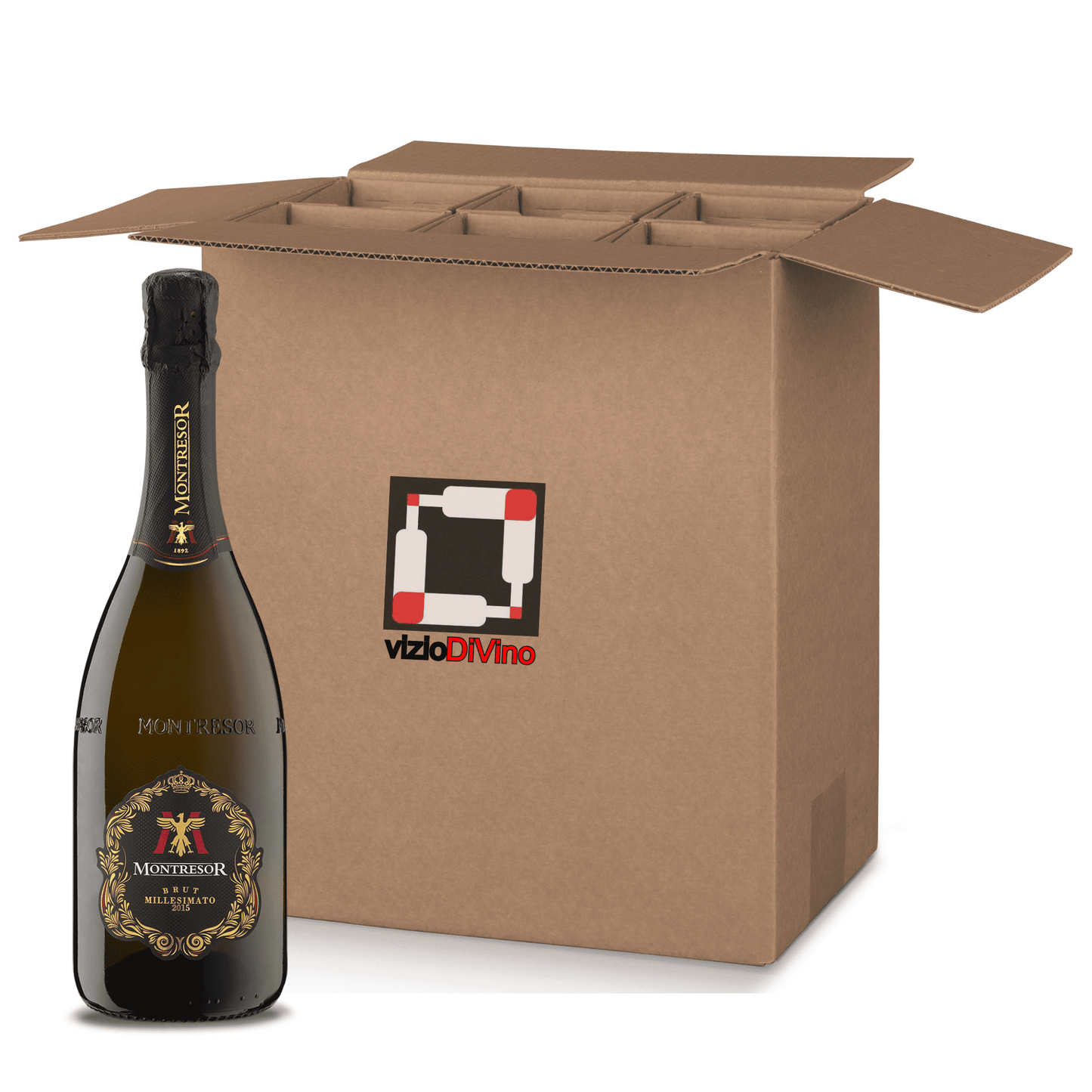 Brut Millesimato Montresor cartone da 6 bottiglie da 0,75 l