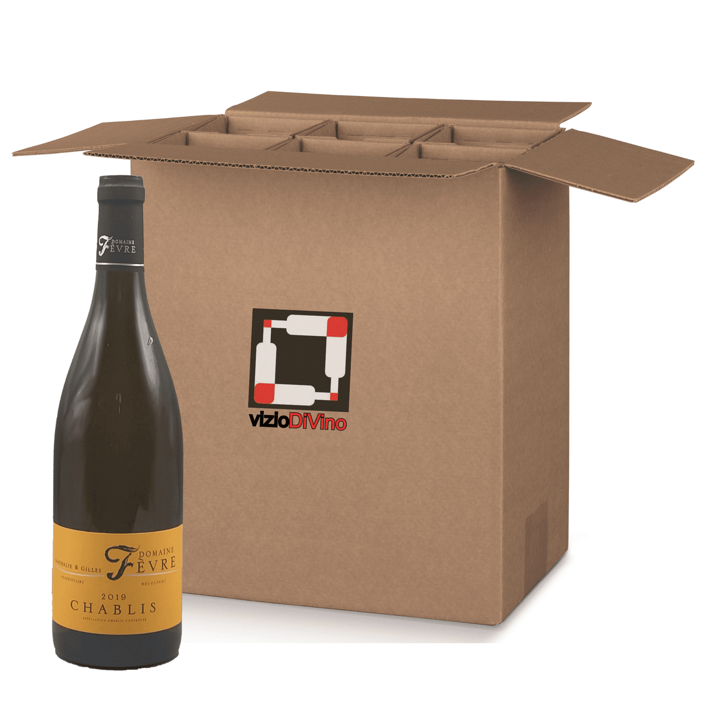 Chablis 2019 Domaine Nathalie & Gilles Fèvre cartone 6 bottigle