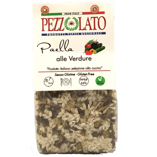 Paella pronta alle verdure