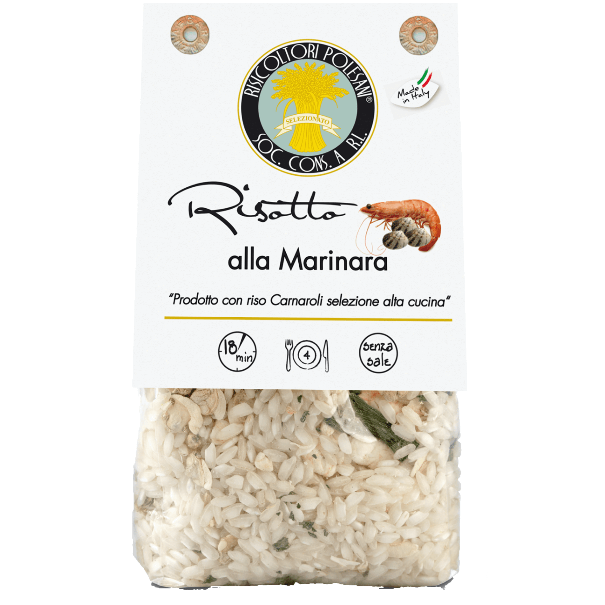 Risotto pronto allo Zafferano riso Delta del Po – viziodivino