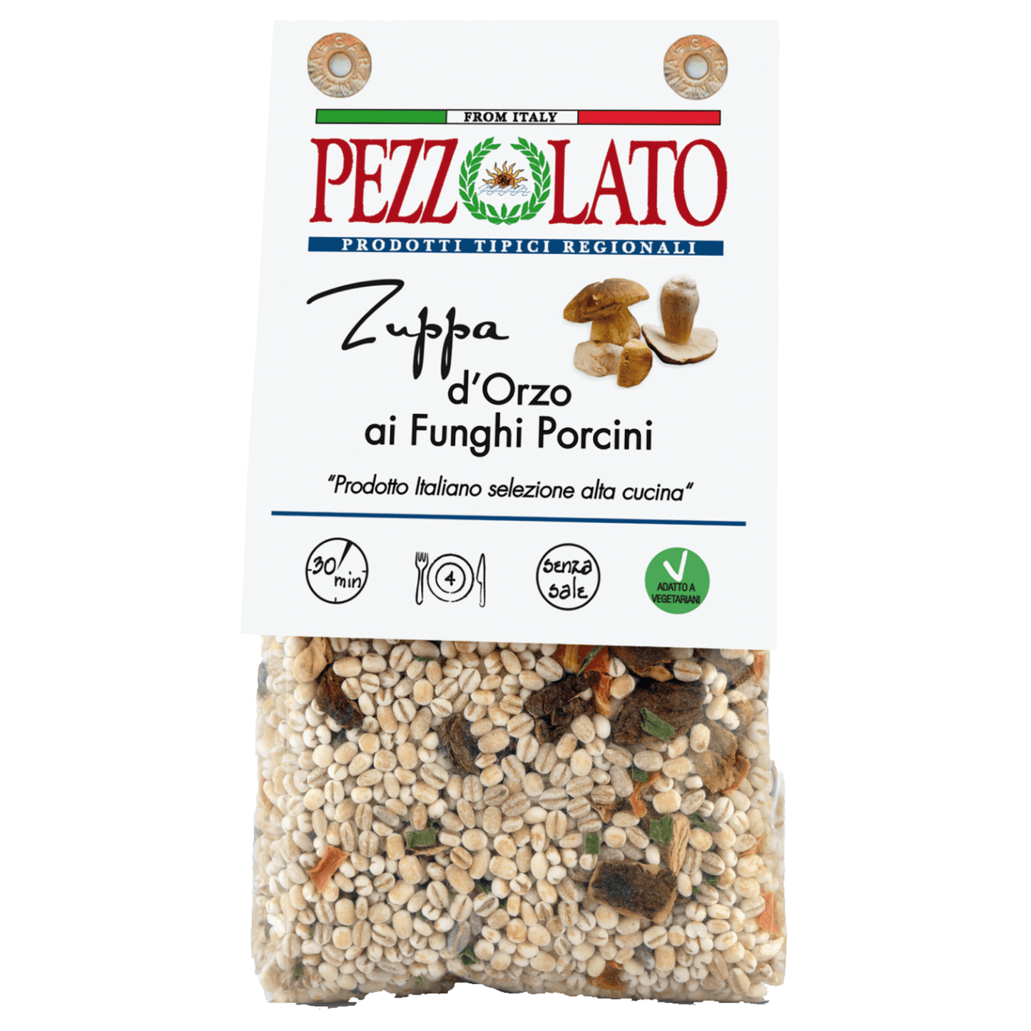 Zuppa d'Orzo ai Funghi Porcini busta 300g