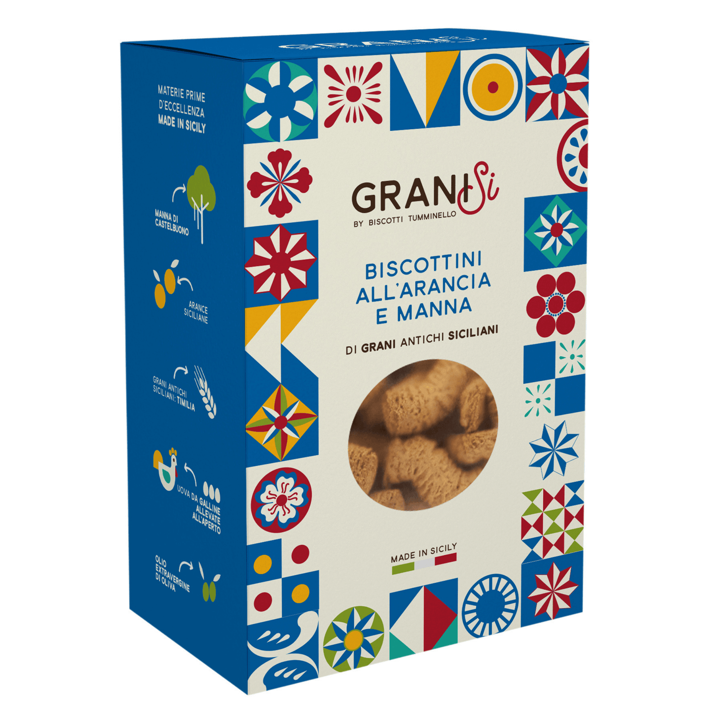 Biscotti siciliani arancia e manna GraniSi