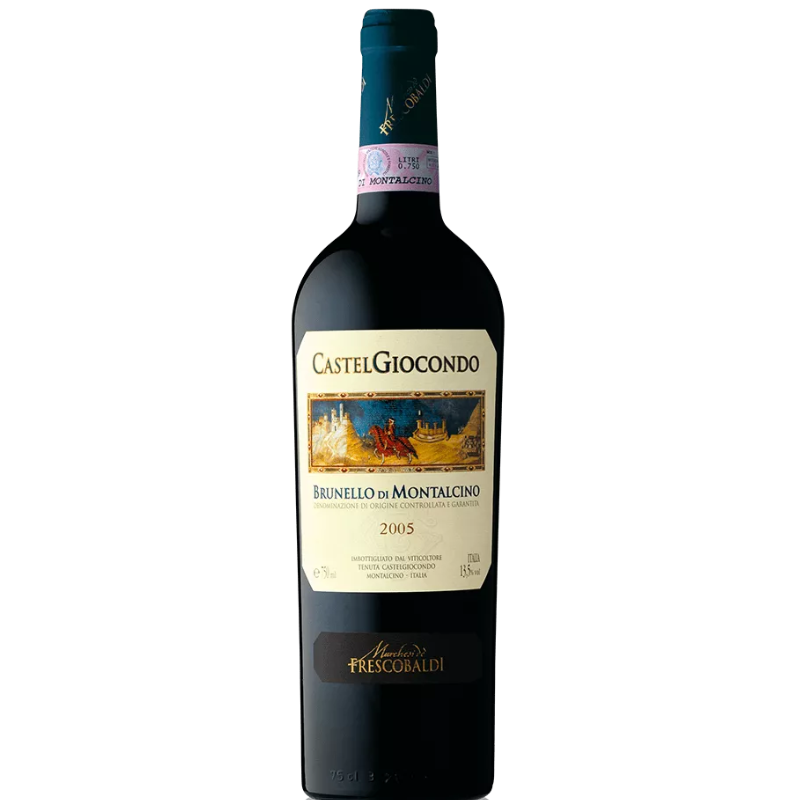 Bottiglia di Brunello di Montalcino Castel Giocondo da 0,75 l.