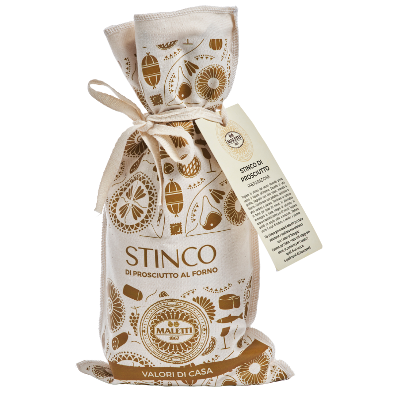 Stinc di prosciutto al forno in sacchetto Maletti da 650 g.