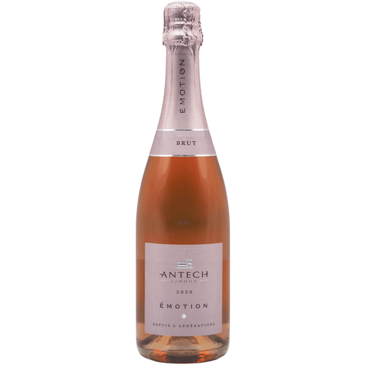 Bottiglia di Cremant de Limoux rosè Emotion brut millesimato Antech da 0,75 l.
