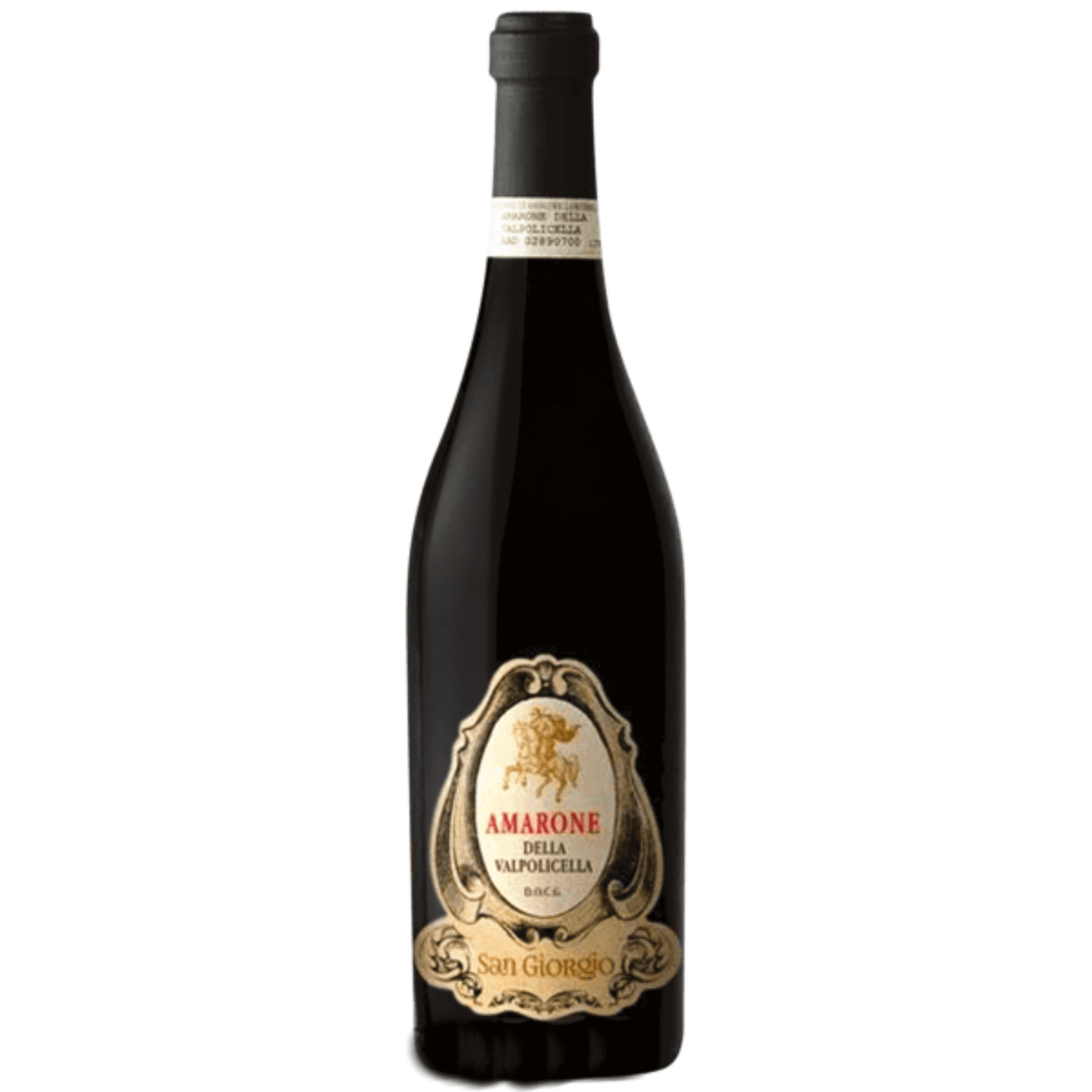 Bottiglia da 0,75 l di Amarone della Valpolicella San Giorgio, cantina Bennati.