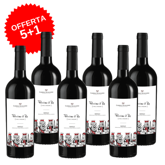 Barolo DOCG passione di Re 2015 6 bottiglie da 0,75 l
