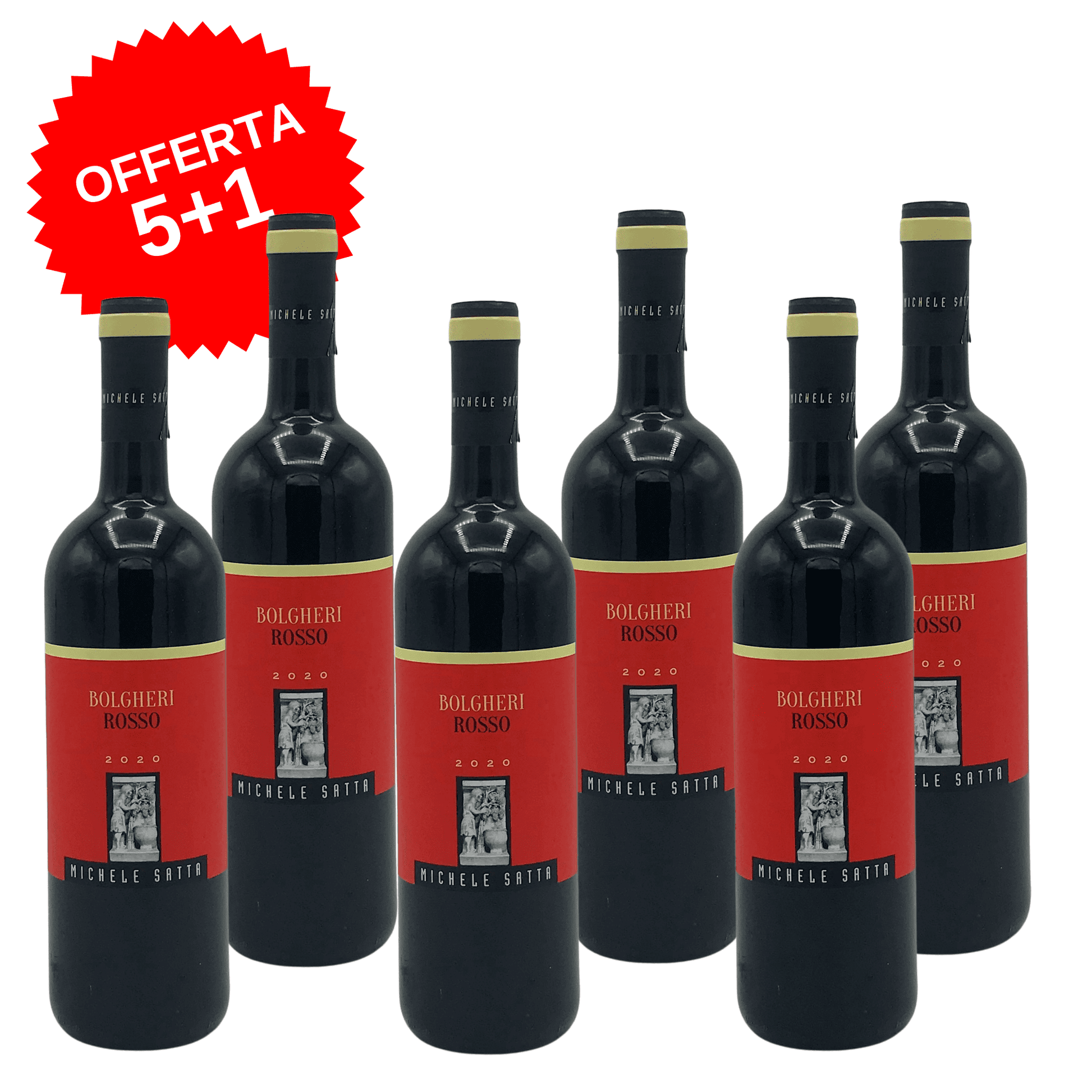 Bolgheri Rosso DOC Michele Satta 6 bottiglie da 0,75 l