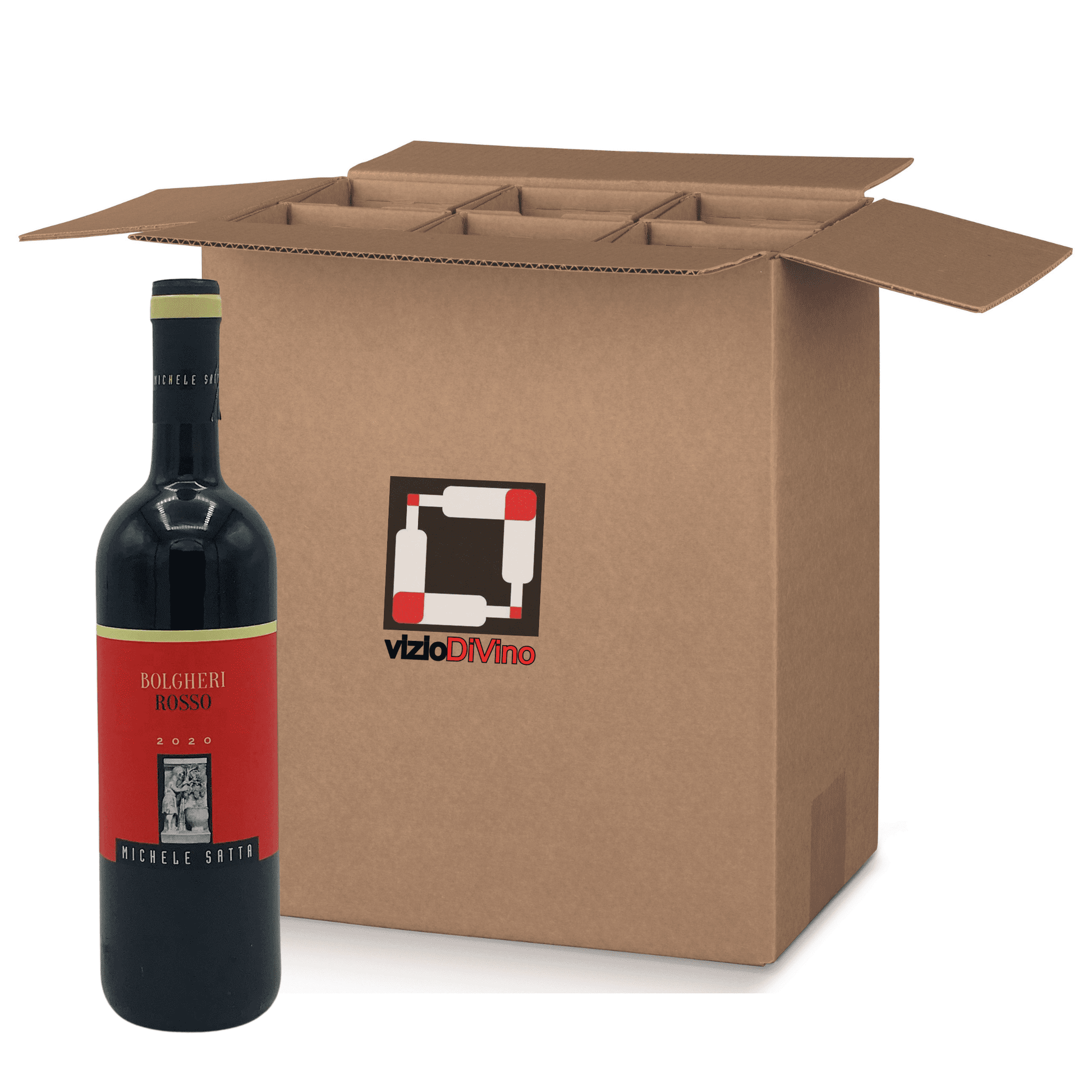 Bolgheri Rosso DOC Michele Satta cartone da 6 bottiglie
