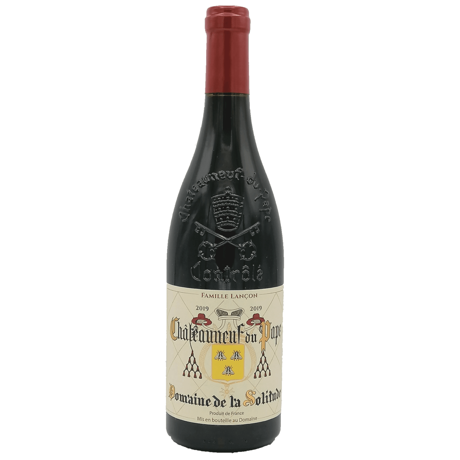 Bottiglia di Châteauneuf du Pape Rouge Domaine de la Solitude
