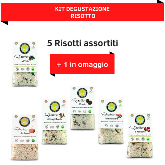 Kit Degustazione Risotto: 5 Risotti + 1 in OMAGGIO | viziodivino